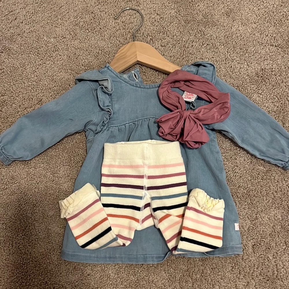 NWOT Ruffle Butts Baby Girl Outfit